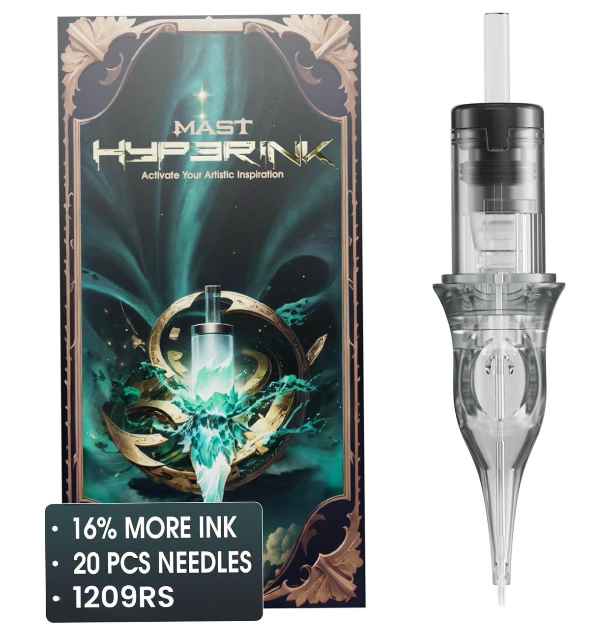 Mast Hyperink Tattoo Needles Cartridges Pro Round Shader 1209RS