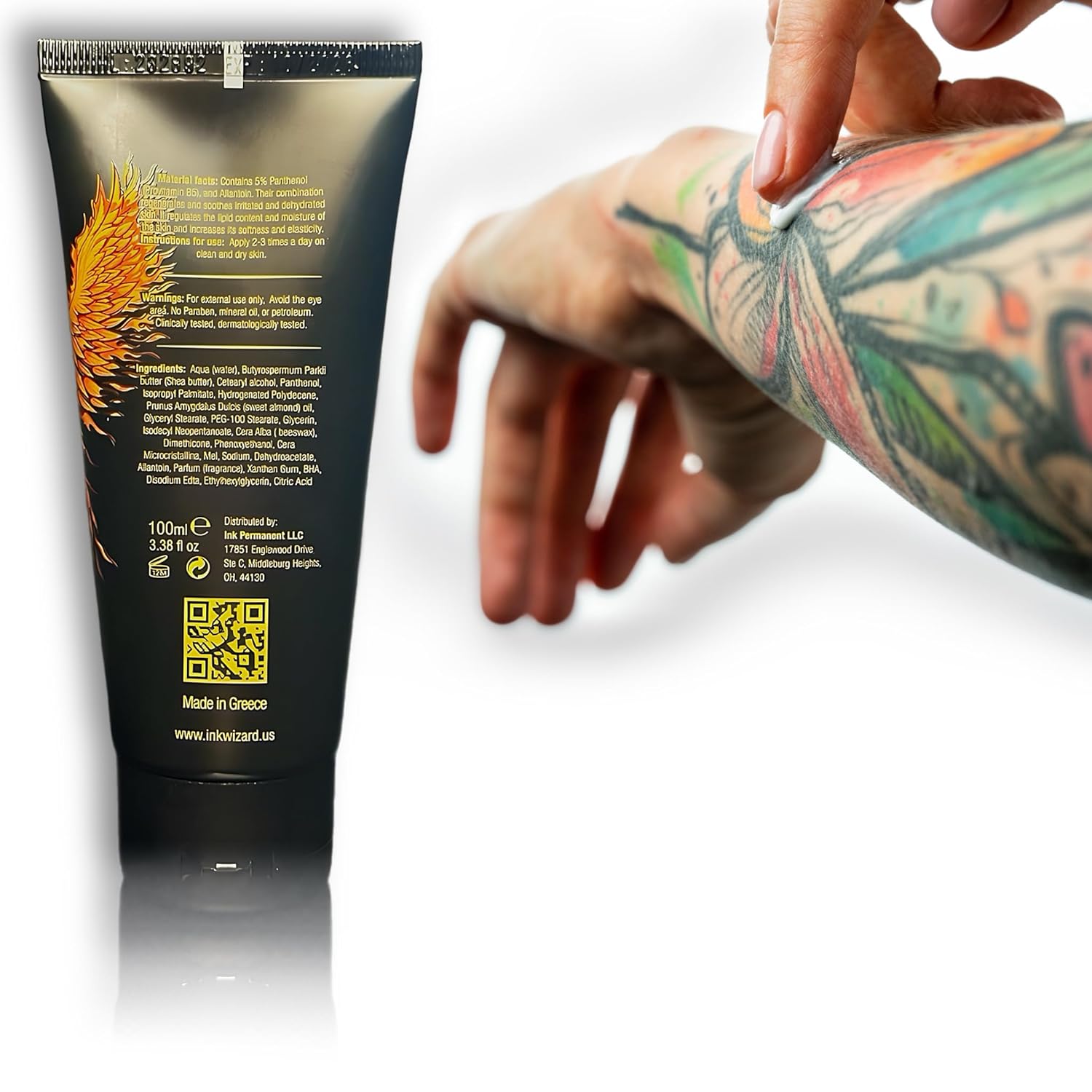 Phoenix Tears Tattoo Aftercare Cream, Healing Cream, Moisturizing Lotion, Panthenol Cream, Tattoo Aftercare, After Sun Care