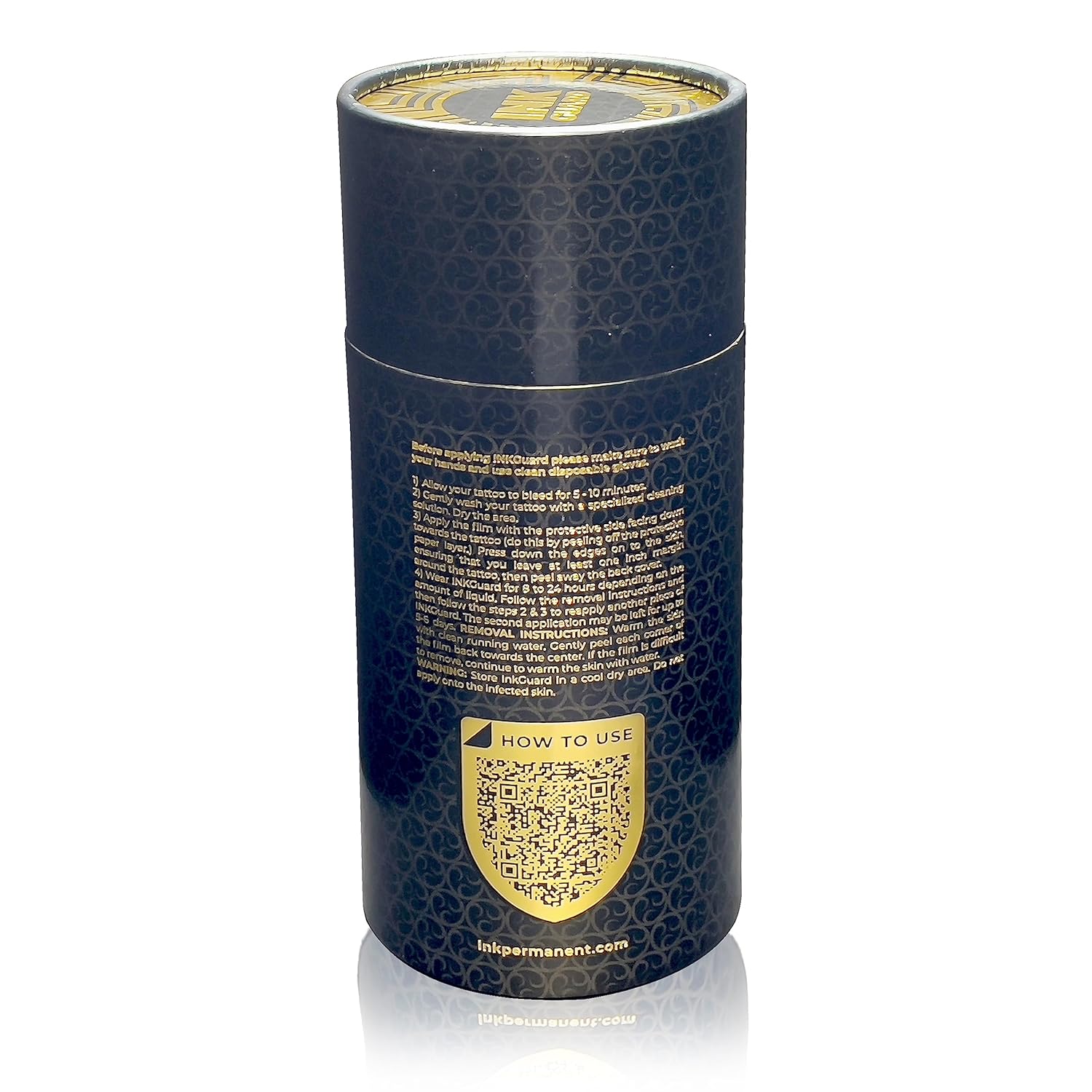 Ink Guard Tattoo Aftercare Bandage 6" x 32 Feet & 10" X 6' Tattoo Skin Kit, Extra Adhesive, Transparent, Waterproof