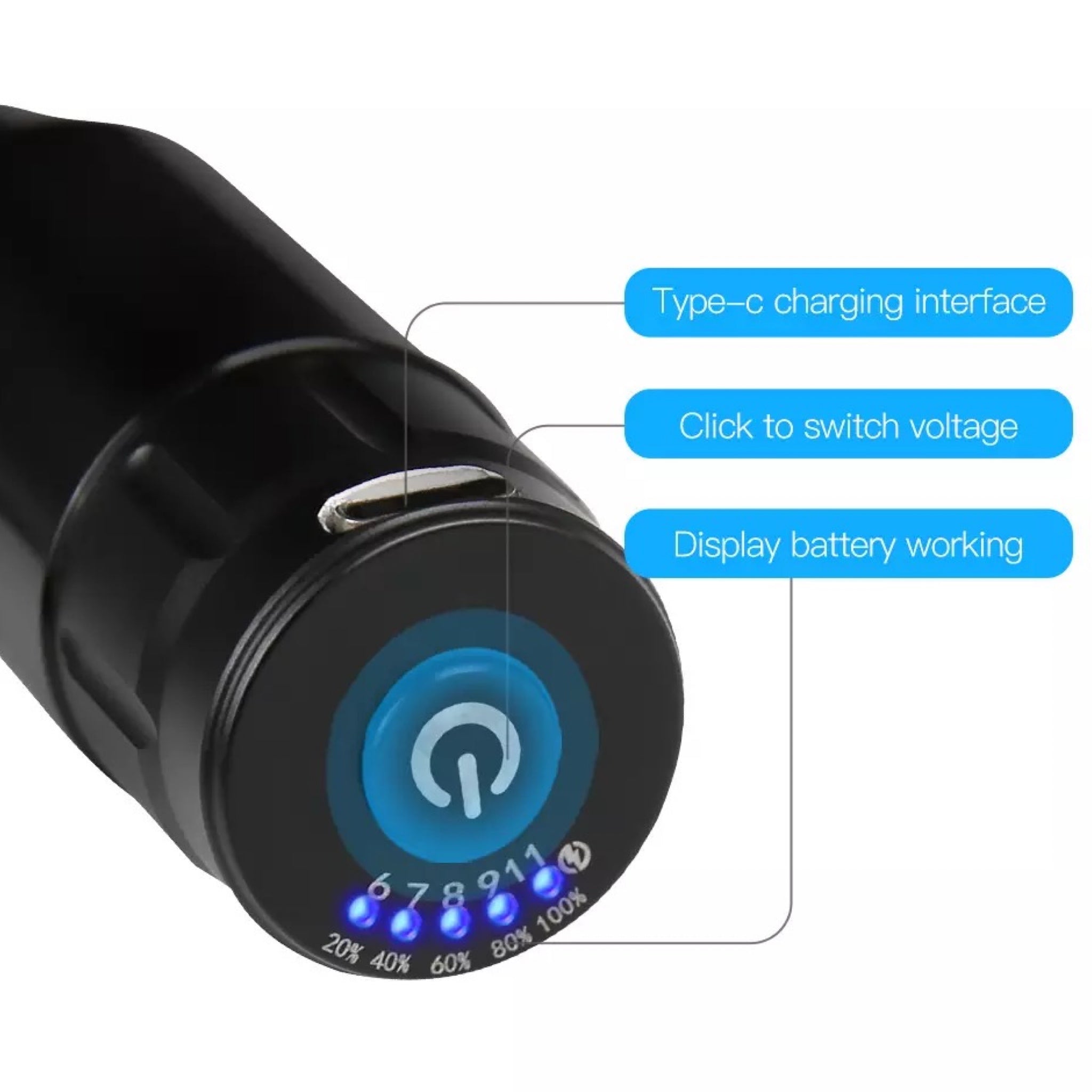 MAST U1 Wireless Tattoo Battery RCA P-112