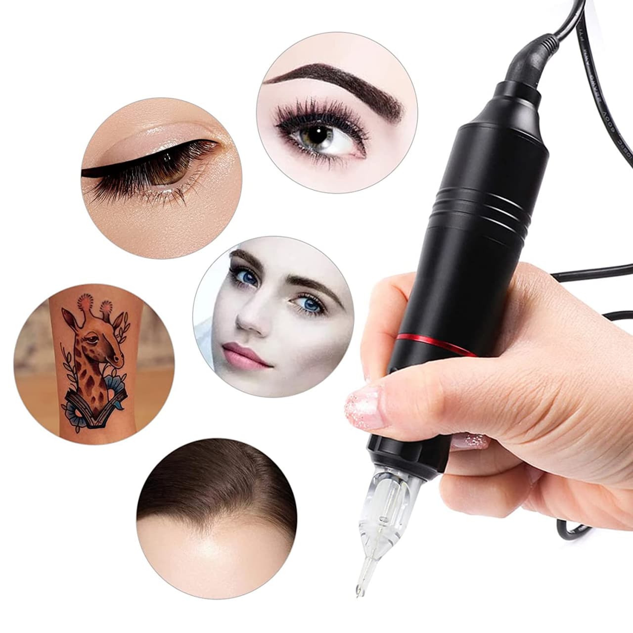 Premium Cartridge Machine Atom Rotary Tattoo Pen Open Box