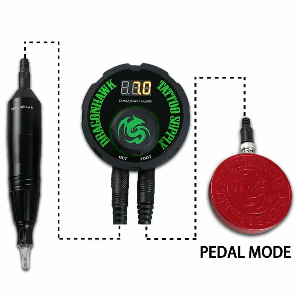 Dragonhawk Airfoil Tattoo Power Supply OLED Screen RCA Open Box