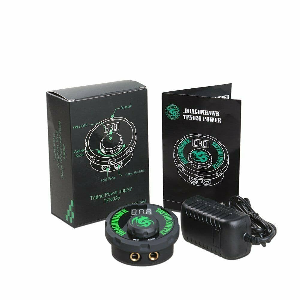 Dragonhawk Airfoil Tattoo Power Supply OLED Screen RCA Open Box
