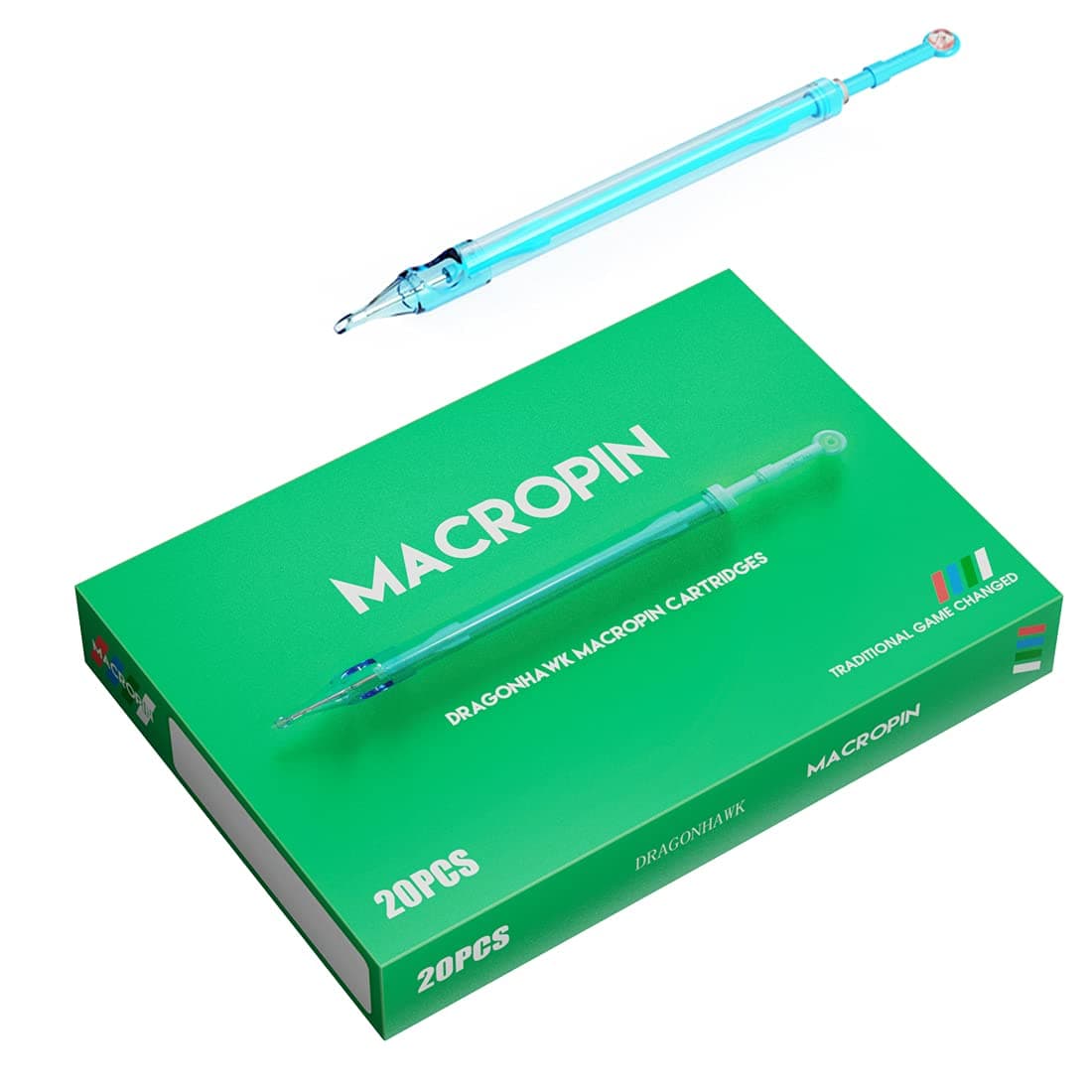 Dragonhawk Tattoo Macropin Cartridges Needles 20Pcs Magnum Shader 1215M1