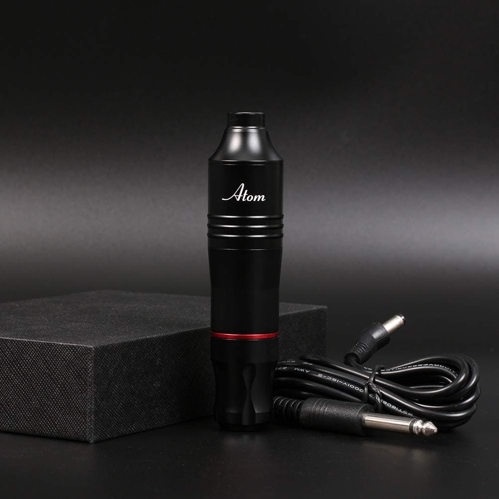 Dragonhawk Atom Rotary Pen Tattoo Machine Black Open Box
