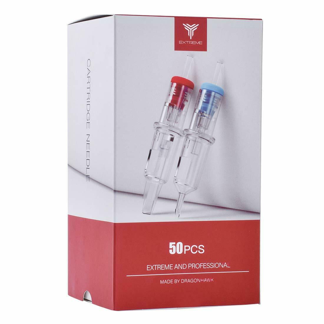 EX-50-3 mix 1003RL/1005RL/1007RL/1205RS/1207RS || Dragonhawk EXTREME Needle Cartridges || 50 pcs || Open Box