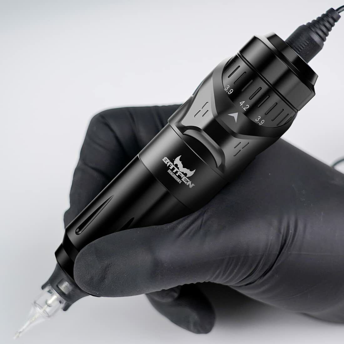 Dragonhawk Fold Tattoo Pen Machin Cartridges Gun 7 Strokes Length open box