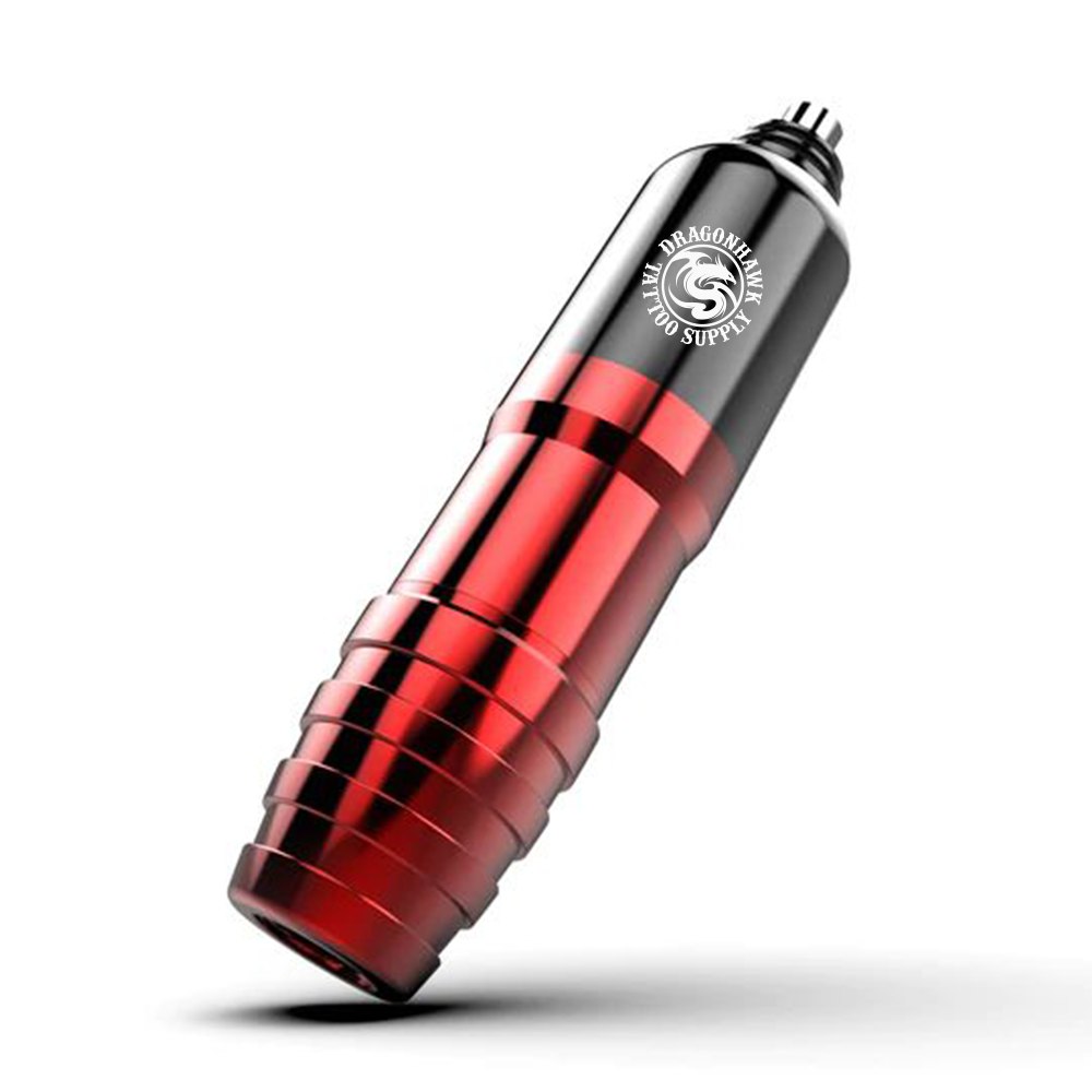 Dragonhawk Complete Tattoo Pen Kit - Battery Power Supply 50Pcs Cartridges