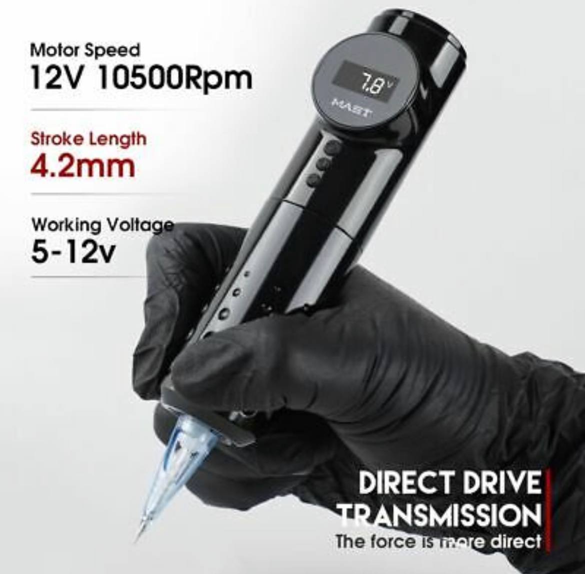 Mast Archer MAX Wireless Tattoo Machine Pen