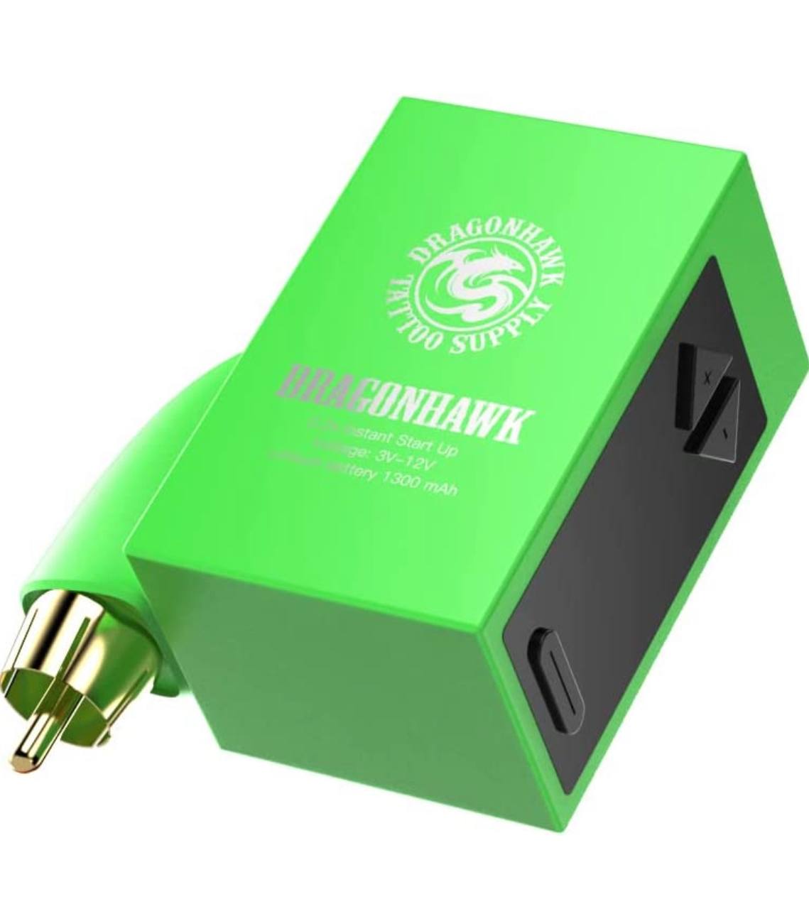 Dragonhawk B1 Wireless Tattoo Battery Power Supply Lightweight Small Lcd RCA