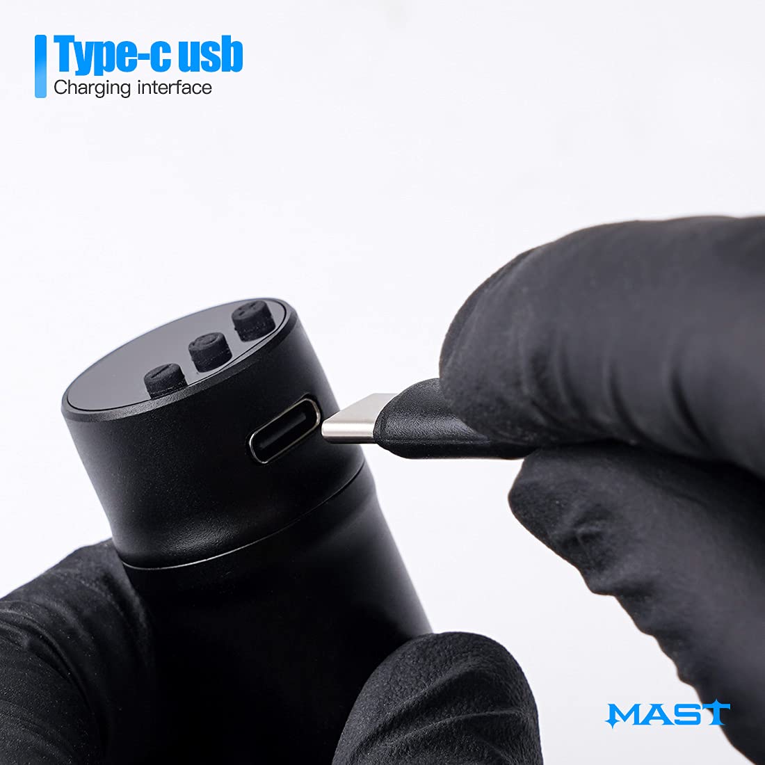 Tattoo Power Supply Mast T2 Professional Mini Portable RCA Interface Wireless Tattoo Open Box