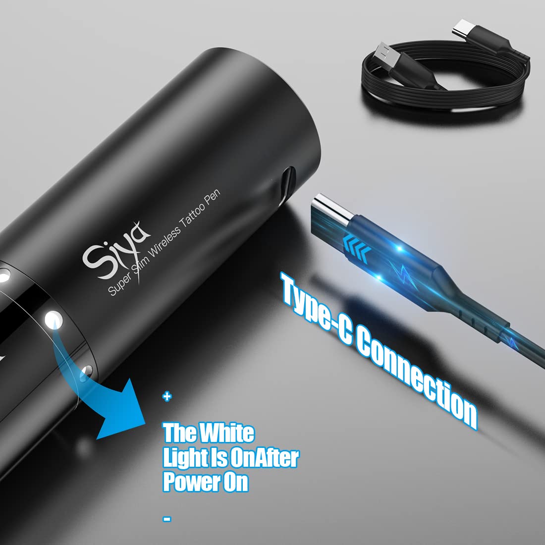 Mast Tour Siya Coreless Motor Tattoo Machine Battery with 1200mAh LED Display