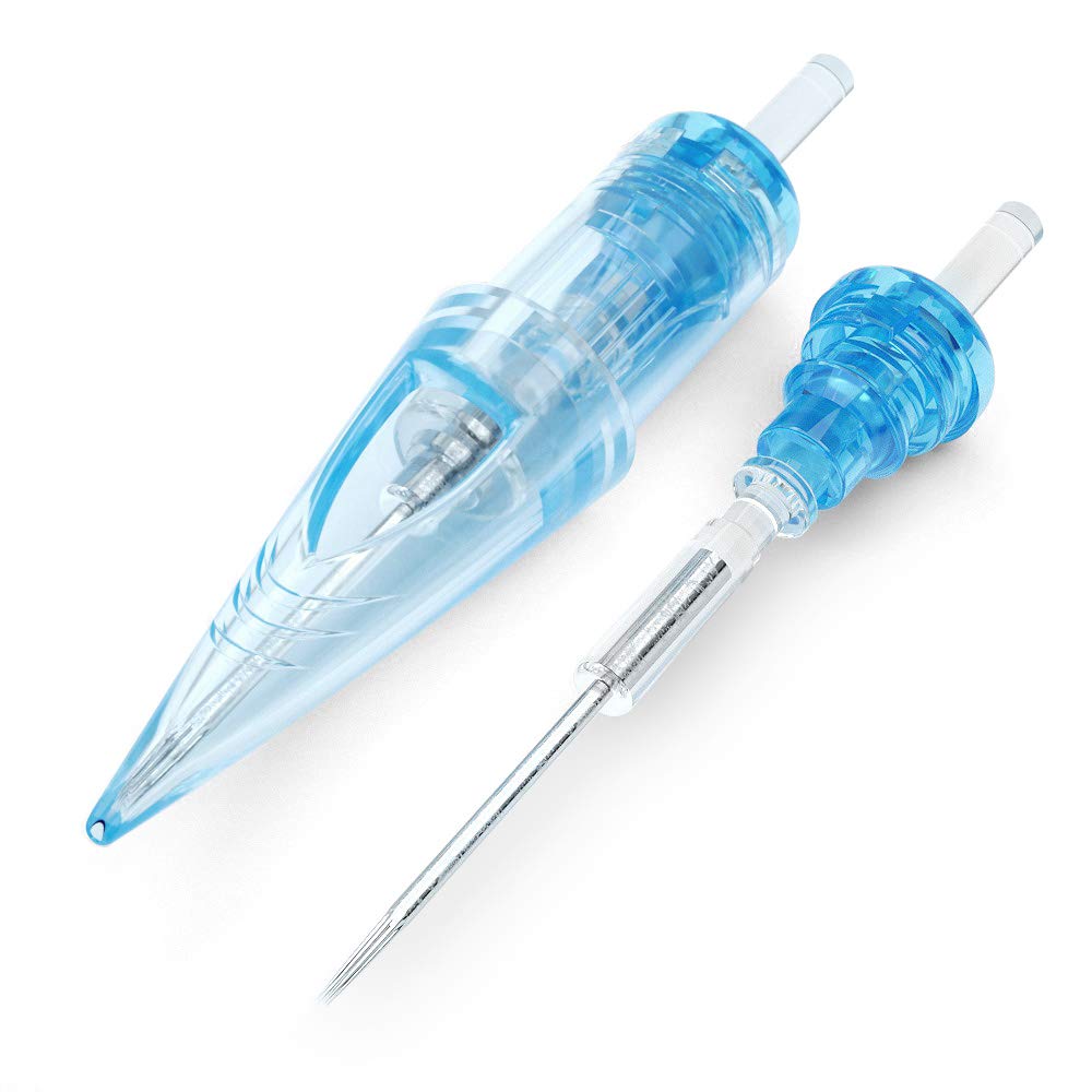 WJX Tattoo Cartridges 20Pcs Disposable Needles Round Liner 1201RL Open Box