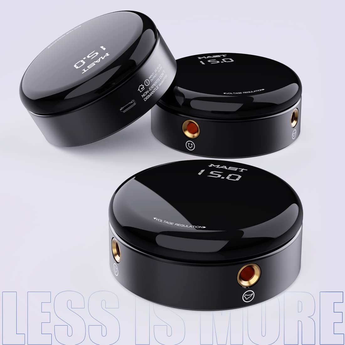 Mast Tattoo Power Supply, Halo2 Circle Digital Display Voltage One Touch Easy Open Box