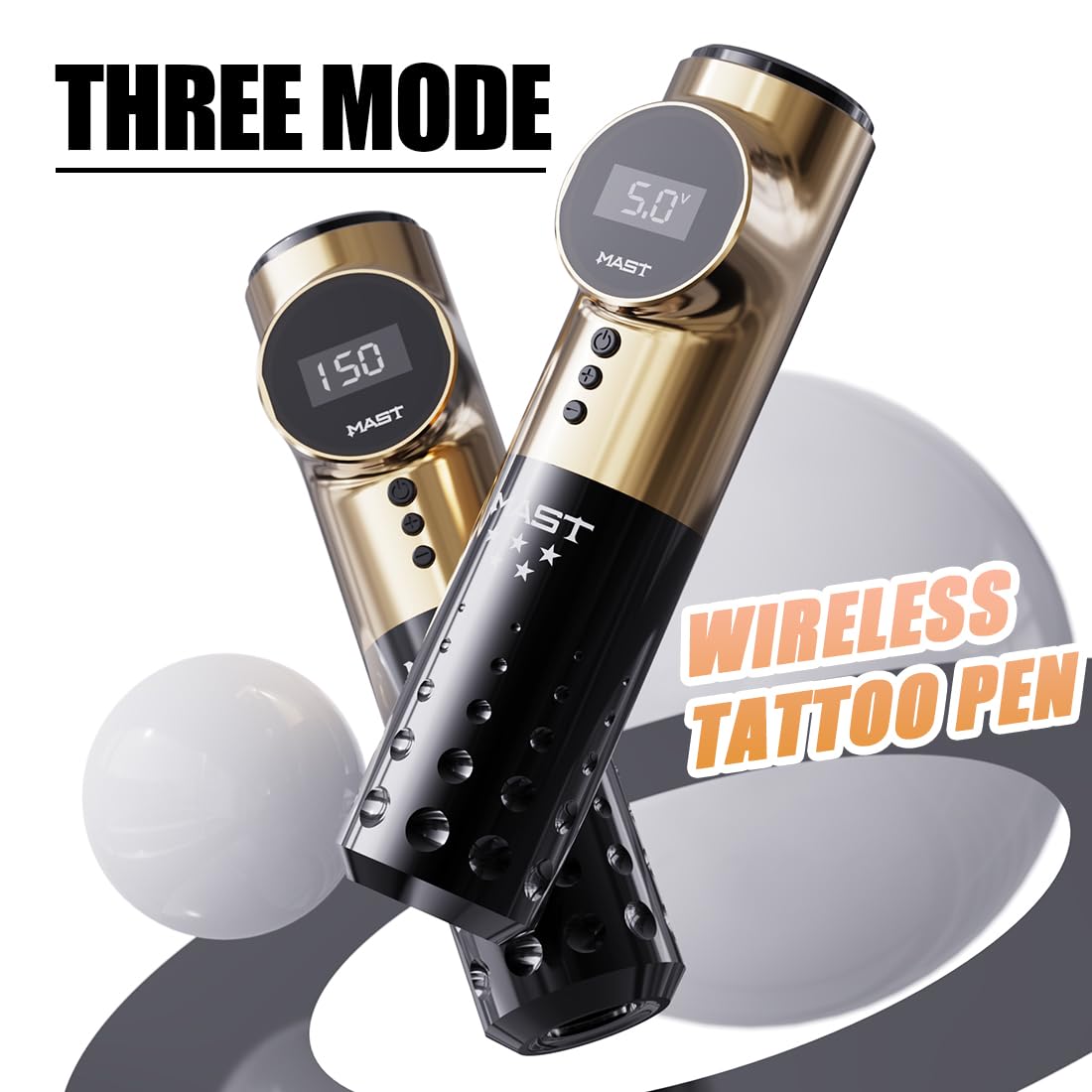 Mast Tattoo Archer 5 Star Series Pro Wireless Tattoo Pen Machine Gun for Lining