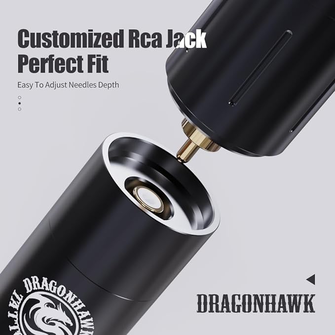 Dragonhawk Tattoo Gun Wireless X3 Pro Cordless Rotary Tattoo Pen Machine
