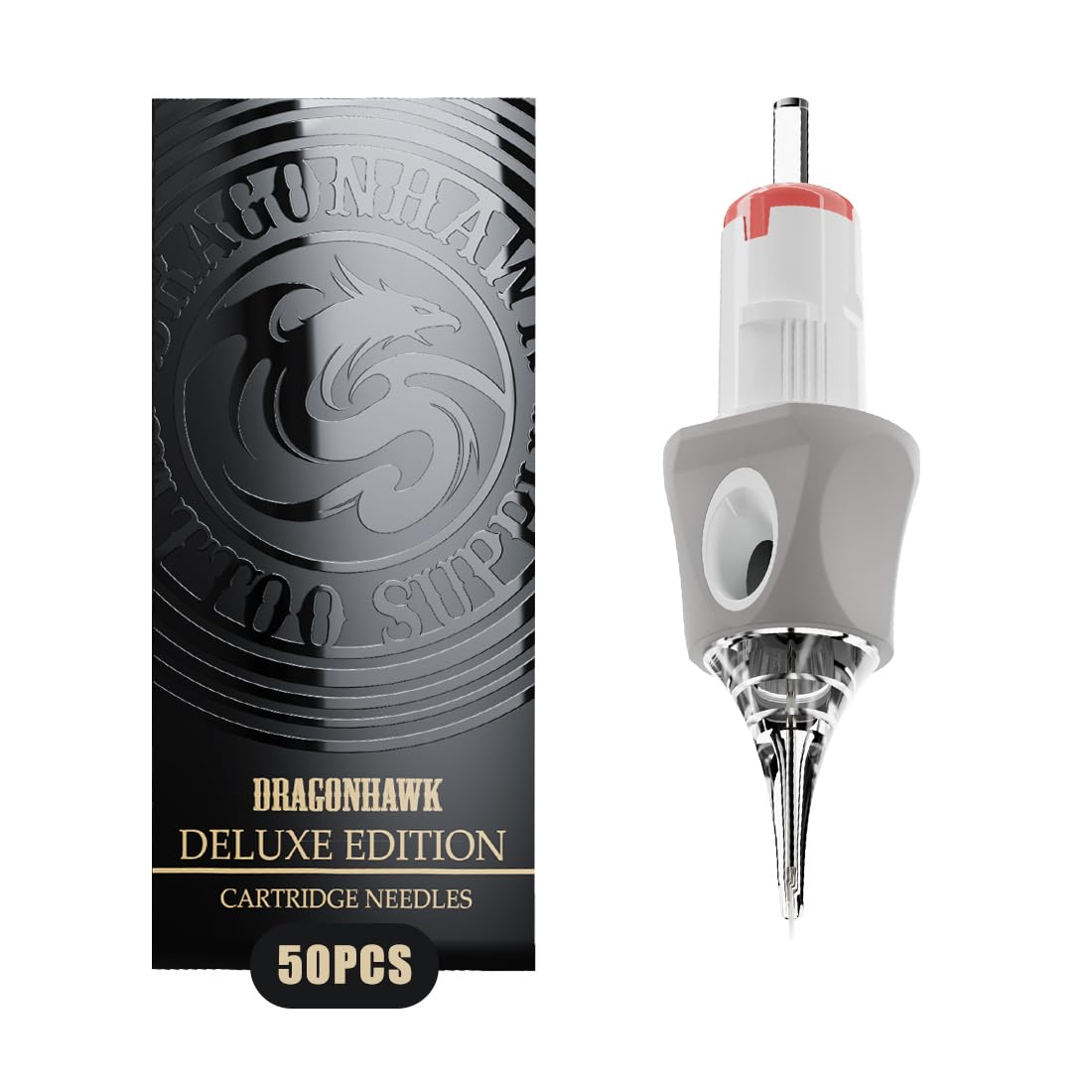 Dragonhawk Glide Extra Smooth Tattoo Cartridges, 50 Count Smooth Hit 1207RM