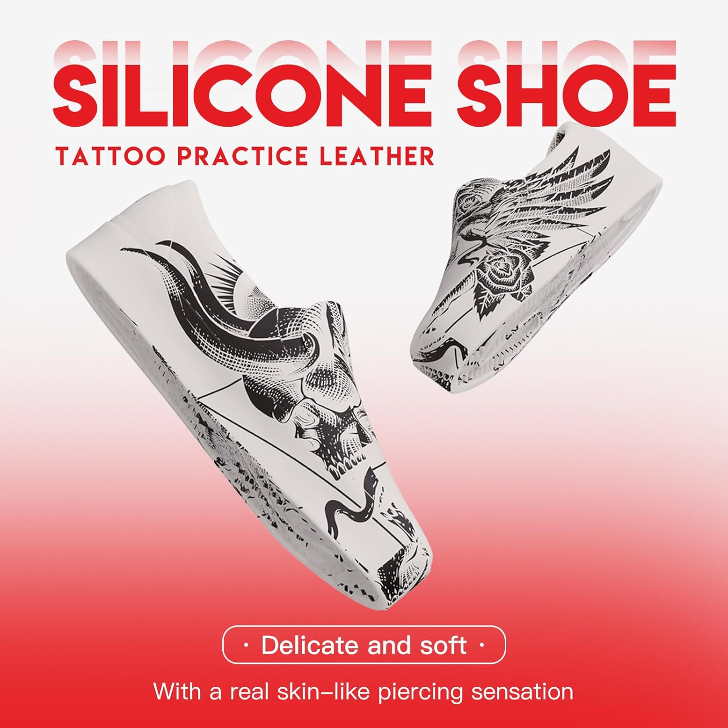 Mast Tattoo Blank Practice Skin 5.2×1.9×1.7in Board Shoes Fake Skin Gift Decorate