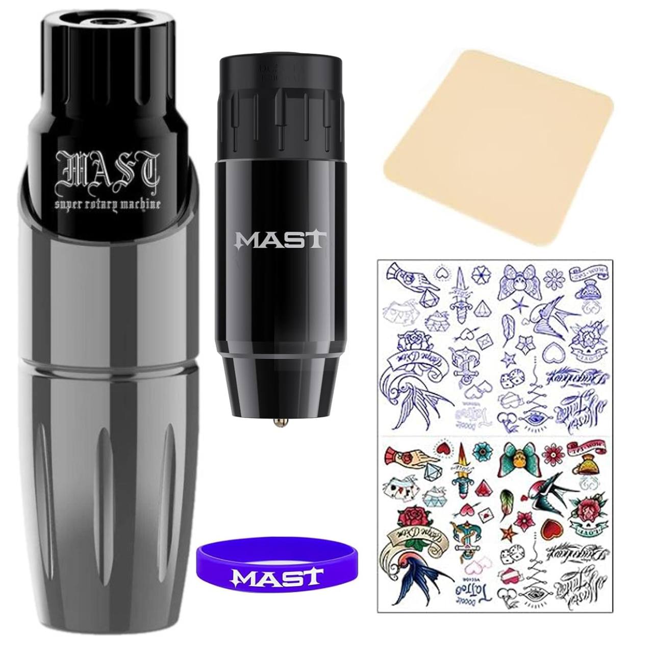 Mast Tour Practice Tattoo Kit Wireless Tattoo Pen Machine Gun Kit for Women