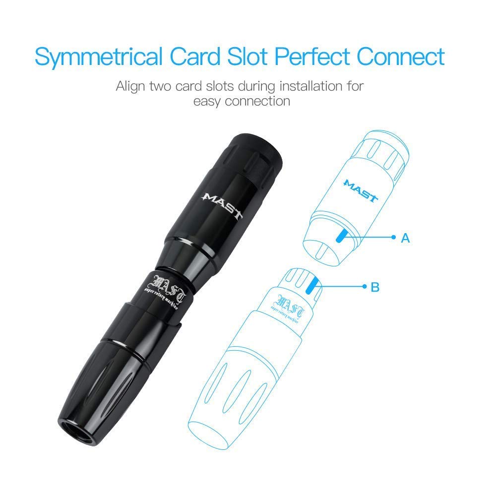 Mast Tour Practice Tattoo Kit Wireless Tattoo Pen Machine Gun Kit for Women