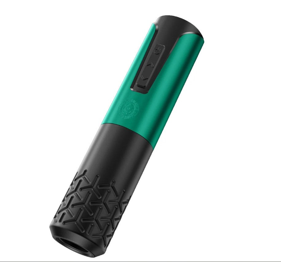 Dragonhawk X1 Rotary Wireless Tattoo Pen Machine Lcd Screen Display Green