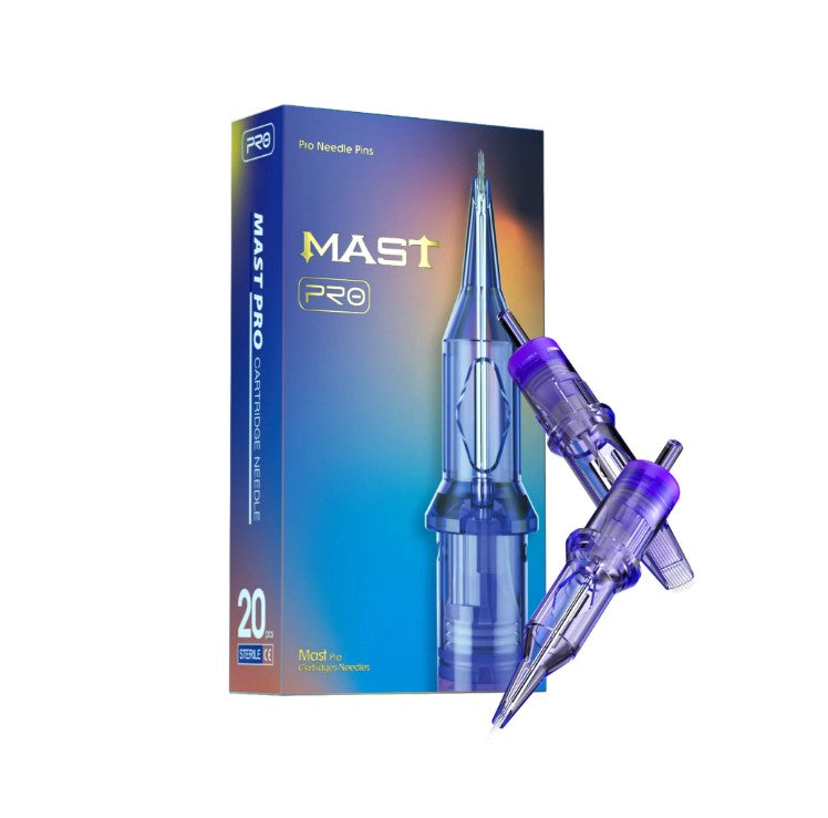 Mast Pro New Generation 2P Tattoo Cartridges Needles – Box of 20 Open Box
