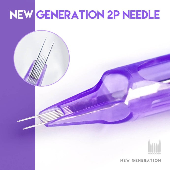Mast Pro New Generation 2P Tattoo Cartridges Needles – Box of 20 Open Box