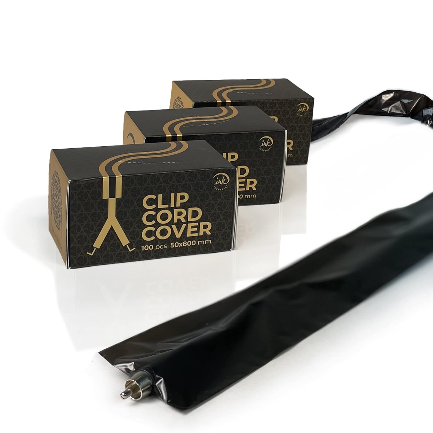Disposable Clip Cord Covers for Tattoo Machines, 100 Count, Extra-Long Filter Pen Bag Sleeves