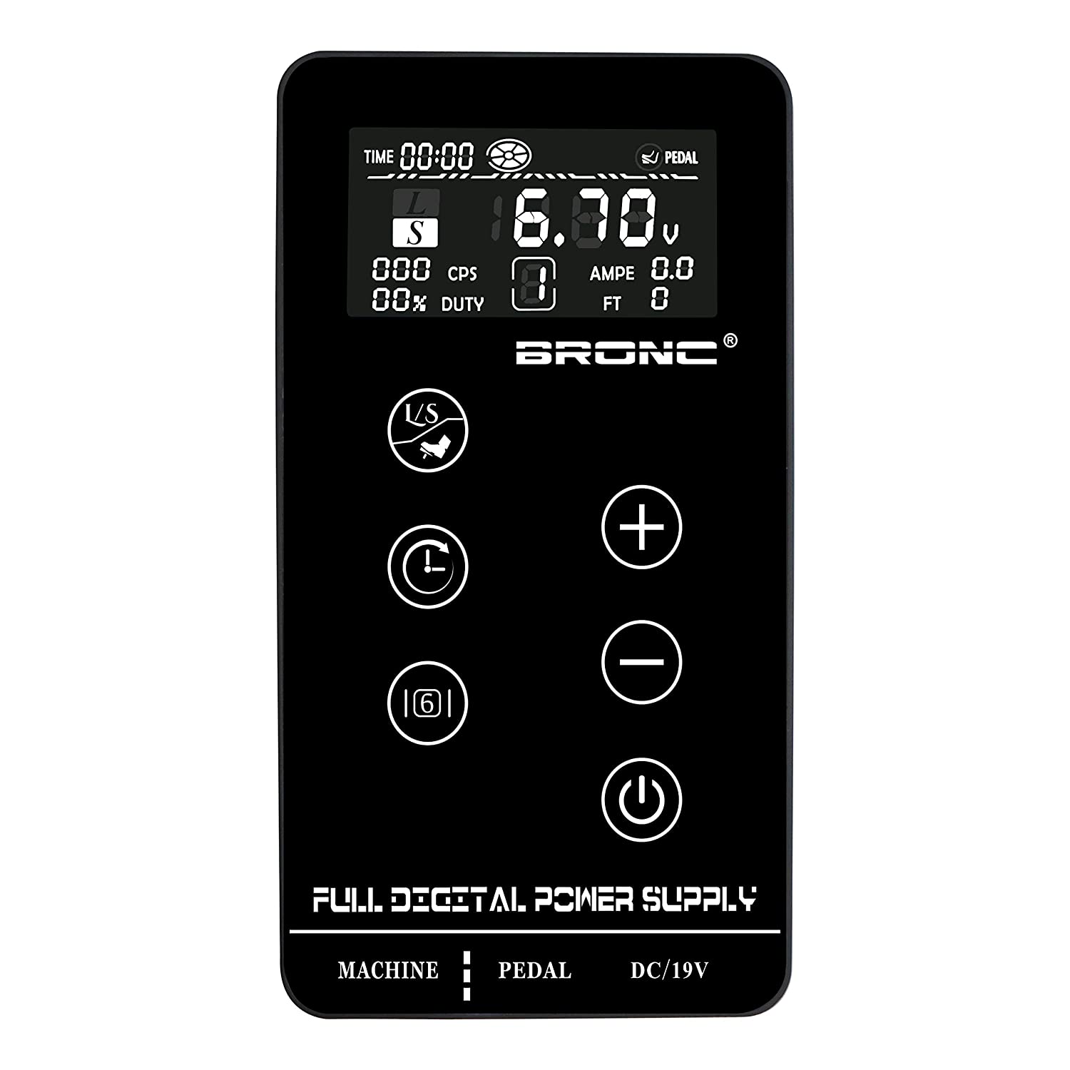 BRONC Power Supply LCD Digital Touch Screen