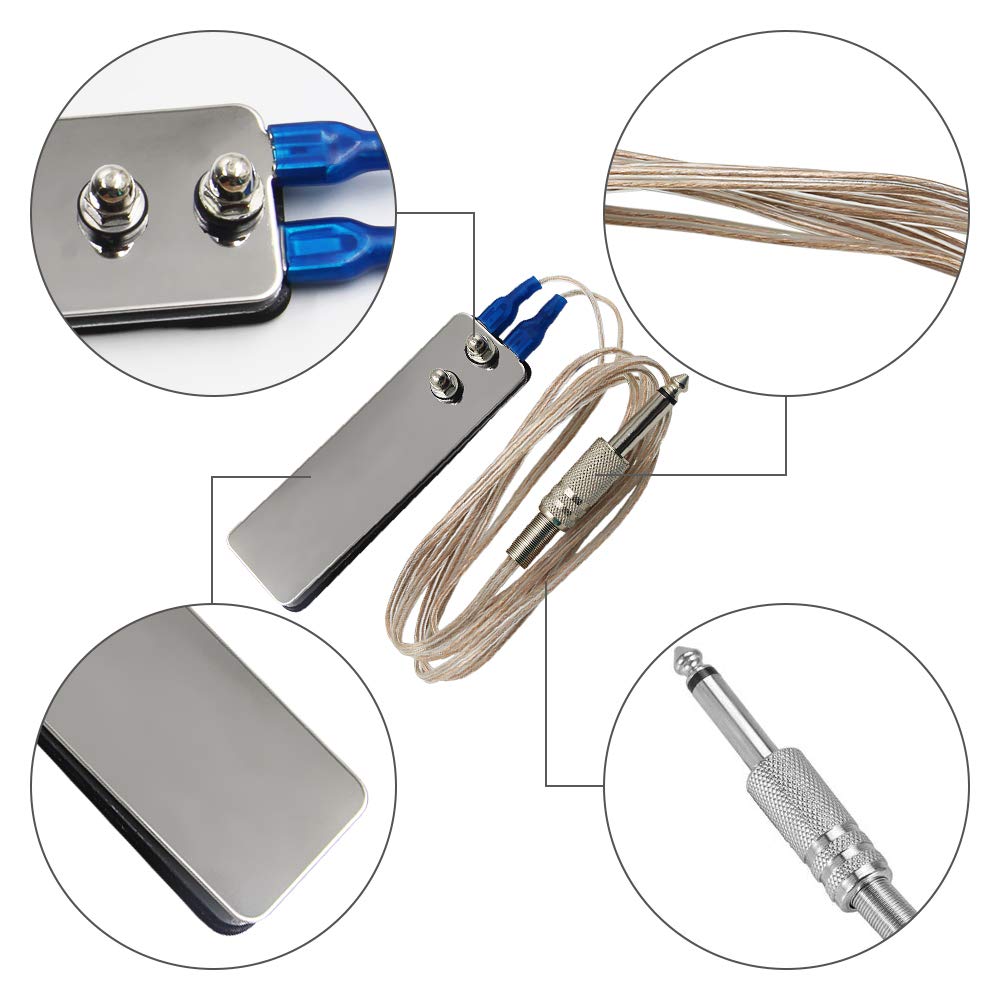 Tattoo Kit Romlon Digital with Clip Cord and Tattoo Foot Pedal Open Box