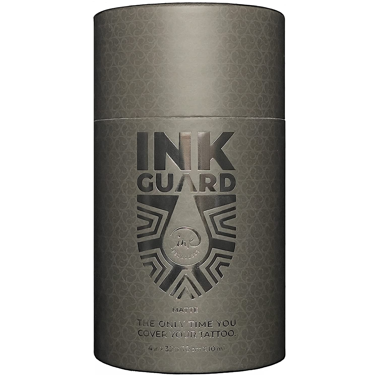 Ink Guard Matte Tattoo Aftercare Bandage 4" x 11 yd [10 cm X 10m] Transparent Waterproof Cover Up