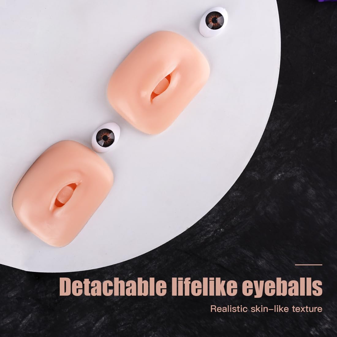 Dragonhawk Beginner Eye Tattoo Practice Fake Skin - Ideal for Artists and Apprentices